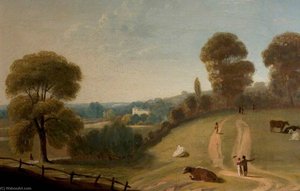 View Across Nottingham Park With Lenton Priory In The Distance — Thomas Barber