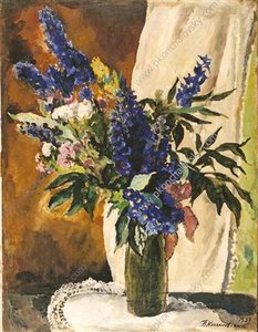 Still Life. Delphinium. — Pyotr Konchalovsky