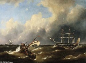 Ships On Stormy Seas
