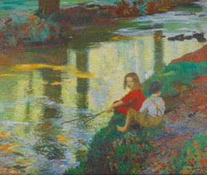 The Young Anglers — Dame Laura Knight
