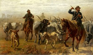 Romagnoli riding the horses