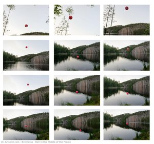 Ball In The Middle Of The Frame — Elina Brotherus