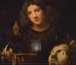 David With The Head Of Goliath — Giorgione, Renaissance Mannerism