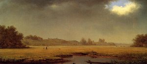Cloudy Day, Rhode Island — Martin Johnson Heade, Romanticism
