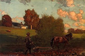 The Last Furrow — Winslow Homer