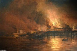 Semaphore Tower On Fire
