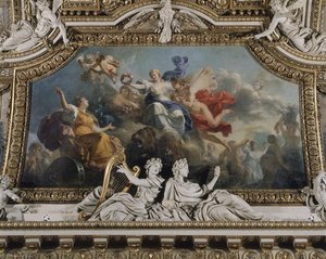 Le Printemps Ou Zéphyr Et Flore Couronnant De Fleurs Cybèle — Antoine François Callet, Rococo/neoclassical
