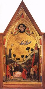 El Triptico Stefaneschi: Martirio De San Pablo — Giotto Di Bondone, Early Renaissance