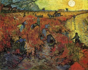 Der Weinberge — Vincent Willem Van Gogh, Post-impressionism