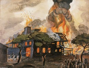 Pyramid Of Fire (pyramid Of Flame) — Charles Burchfield