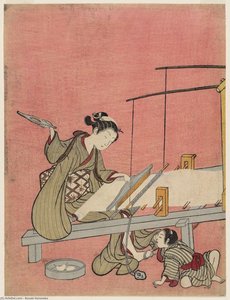 The Weaver — Suzuki Harunobu