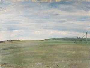 A Racecourse — Sir Alfred James Munnings, Impressionistic Landscape