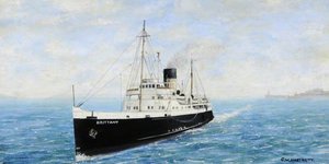 'brittany' (mailboat, One Funnel) — Charles William Hartnett