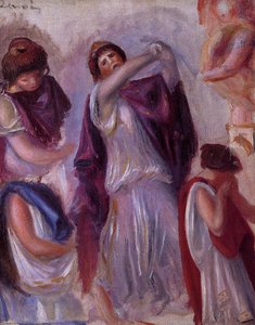 Scene Antique Femmes Aux Peplums — Pierre-auguste Renoir, Impressionism