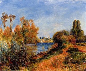 Die Seine Bei Argenteuil — Pierre-auguste Renoir, Impressionismus