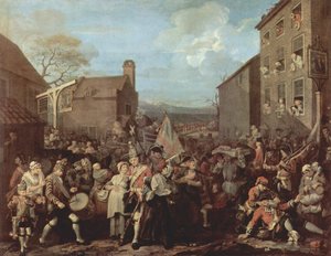 Der Marsch Der Garde Nach Finchley — William Hogarth, British Rococo