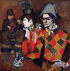 Bei ''lapin Agile'' (harlekin Mit Glas) — Pablo Picasso