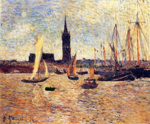 Bordeaux Harbour — Eugène Henri Paul Gauguin, Post-impressionism
