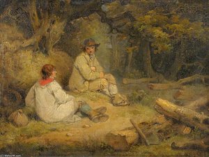 The Woodman's Rest — George Morland