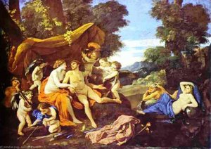 Mars And Venus — Nicolas Poussin, Baroque