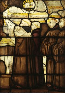Saint John Of Damascus Celebrates Mass. The Deacons — Niccolò Di Leonardo Da Varallo, Gothic