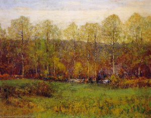 The First Leaves — Dwight William Tryon