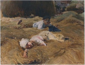 The Nap, Asturias — Joaquín Sorolla Y Bastida, Realism