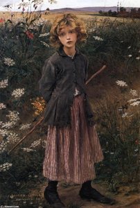 Roadside Flowers (also Known As The Little Shepherdess) — Jules Bastien-lepage