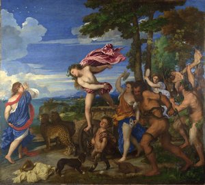 Bacchus And Ariadne — Titian, Mannerism