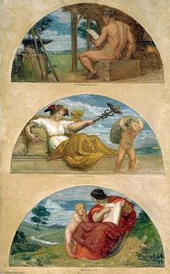 The Progress Of Civilization The Forge, Commerce, And Education (mural Study, State Capitol, Des Moines, Iowa) — Kenyon Cox