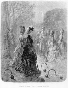 Un Juego De Croquet — Paul Gustave Doré