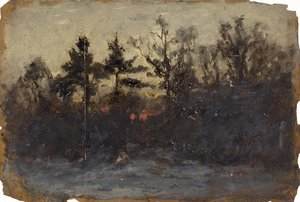 Untitled Landscape 2 — Theodore Clement Steele, Impressionism