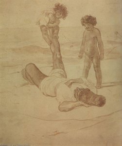 Lazzaroni And Children — Karl Pavlovich Bryullov