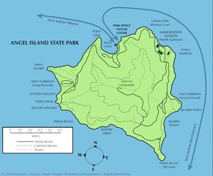 Angel Island Map
