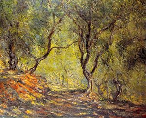 Der Olivenbaum Im Moreno Garten — Claude Monet, Impressionist Style