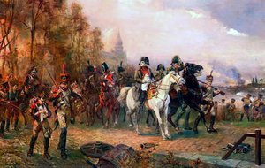 Napoleon With His Troops At The Battle Of Borodino — Robert Alexander Hillingford