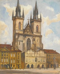 View of our Lady of Tyn, Prague (Pohled na T yacute nsk yacute chrám)