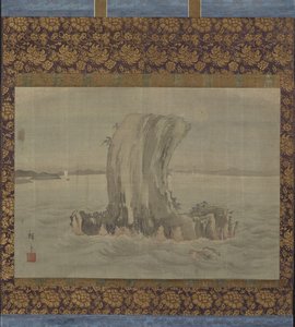 Rocky Island: Tanokuchi In Bizen Province — Утагава Хиросиге