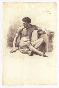 Study Of A Male Nude 4 — Theodore Clement Steele
