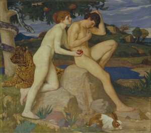 The Temptation — William Strang, Symbolism