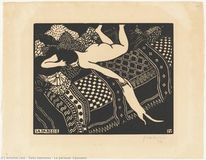 La Paresse (laziness) — Félix Vallotton, Post-impressionism