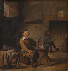 Elderly Man Seated In A Tavern, David Teniers (ii) (after), C. 1645 — David Teniers Der Ältere