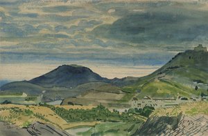 Landscape At Collioure — Derwent Lees