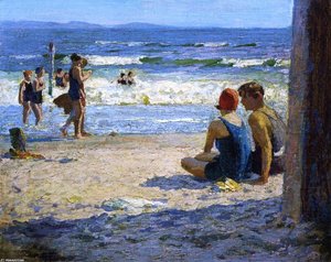 Sun And Shade — Edward Henry Potthast, Impressionism
