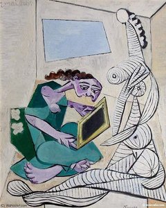 Frau Im Innenraum — Pablo Picasso