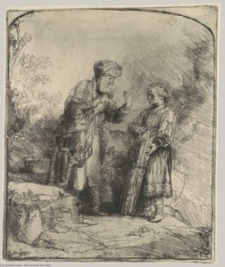 Abraham's Sacrifice 1 — Rembrandt Van Rijn, Baroque