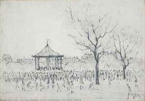 Bandstand, Peel Park, Salford — L.s. ローリー