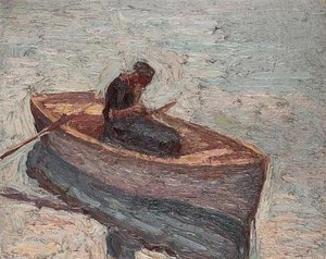 Figure In A Rowing Boat — Emmanuel Zairis