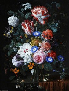 Flower Piece with Tulips, Roses, Convolvuli and Other Flowers