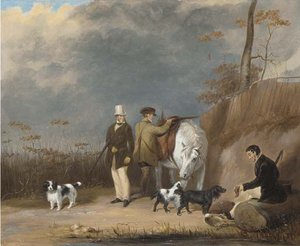 A Shooting Party — Francis Calcraft Turner
